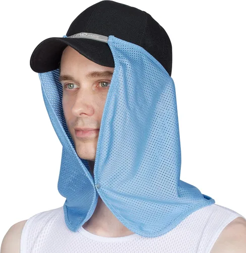 Miniatura 3 de Sombrero de sol de malla de enfriamiento Escudo Cuello Cortina Transpirable Guardia Polainas Protección UV Unisex Hombres Mujeres Cubierta facial