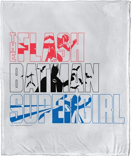 Miniatura 15 de Northwest DC - The Flash - Manta de seda táctil, 50 x 60 pulgadas, Batman y Flash