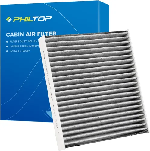 Miniatura 11 de PHILTOP Filtro de aire de cabina con carbón activado, compatible con CF10612 Smart Fortwo 2008, 2009, 2010, 2011, 2012, 2013, 2014, 2015-2018, Smart