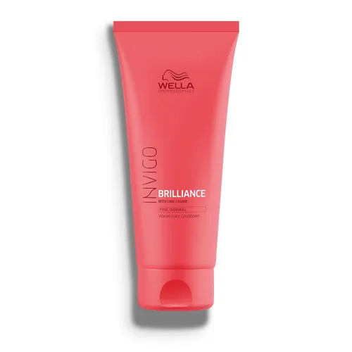 Wella Professionals Invigo Brilliance Conditioner | For Fine/Normal Colored Hair | Intense Color Protection & Maintains Vibrancy | Salon Care Gloss