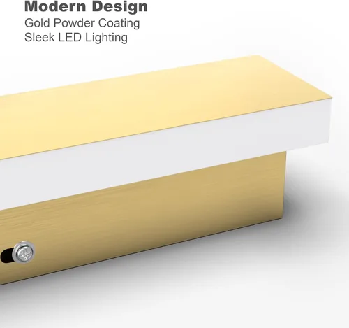 Miniatura 3 de LEEKI - Lámpara exterior moderna de 24 pulgadas - Luminaria exterior rectangular - 19W 3000K - IP65 Antióxido - Negro