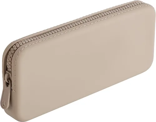 Miniatura 12 de Soporte para brochas de maquillaje de silicona, bolsa de maquillaje de viaje, organizador de brochas portátil suave, artículos esenciales de viaje
