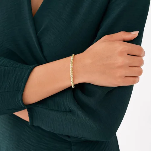 Miniatura 4 de Fossil Women's Gold-Tone Stainless Steel Chain or Beaded Bracelet for Women