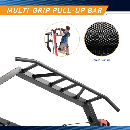 Miniatura 4 de Marcy Smith Machine Cage System Home Gym - Estante multifunción para gimnasio en casa, estación de entrenamiento personalizable