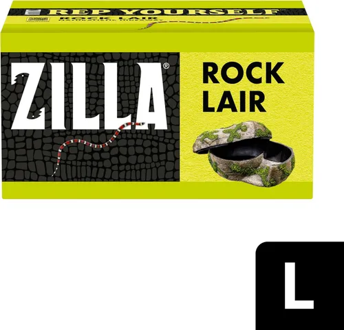 Miniatura 11 de Zilla Guarida de Roca para Terrario de Mascotas, Escondite para Reptiles para Lagartos, Serpientes y Más, Grande
