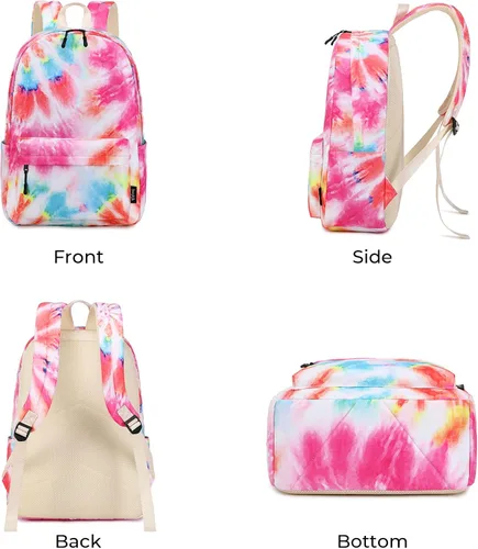 Miniatura 3 de Imyth Backpack for Teen Girls School Gift Bookbag Lunch Box Pencil Bag 3 in 1 Set