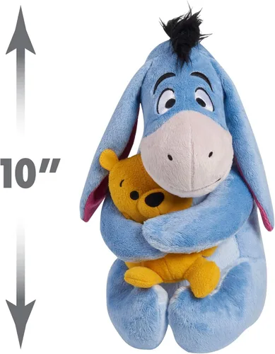 Miniatura 3 de Disney Classics Lil Friends Eeyore y Winnie the Pooh Peluche de peluche para niños, juguetes para niños de 2 años en adelante de Just Play