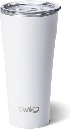 Miniatura 23 de Swig Life - Vaso aislante de 22 onzas, vaso de viaje para café con tapa, taza de viaje para café apta para portavasos, acero inoxidable (Aqua)