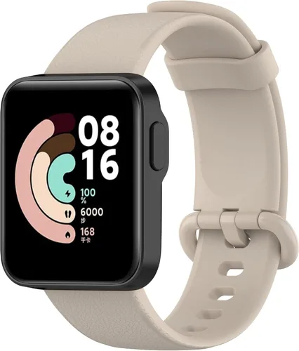 Miniatura 13 de Senter Correas de repuesto de goma suave premium de liberación rápida para Xiaomi MI Watch Lite/Redmi Watch Smart Watch Rojo