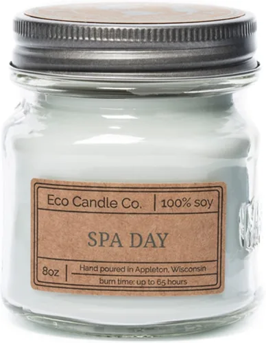 Miniatura 28 de Eco Candle Co. Vela Reciclada, Gardenia y Guayaba, 6 oz. – Aromas de Gardenia, Jazmín, Guayaba y Verdes Tropicales – 100% Cera de Soja, Sin Plomo