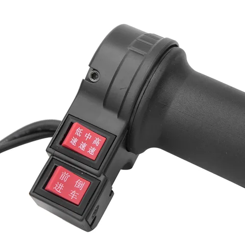 Miniatura 7 de Empuñadura de velocidad para scooter, acelerador de acelerador de mango de gas de 3 velocidades para scooter eléctrico con engranaje de avance