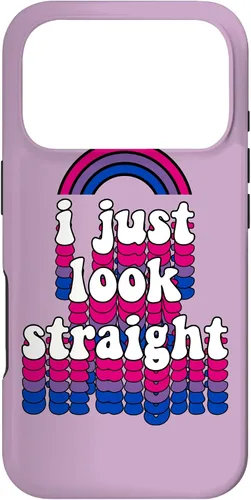 Miniatura 30 de I Just Look Straight Bisexual Rainbow Bisexual Pride Flag Case for iPhone 17