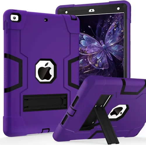Miniatura 15 de Cantis - Funda para iPad de 9.ª generación/ 8.ª generación/ 7.ª generación, funda protectora resistente a los golpes con construcción robusta