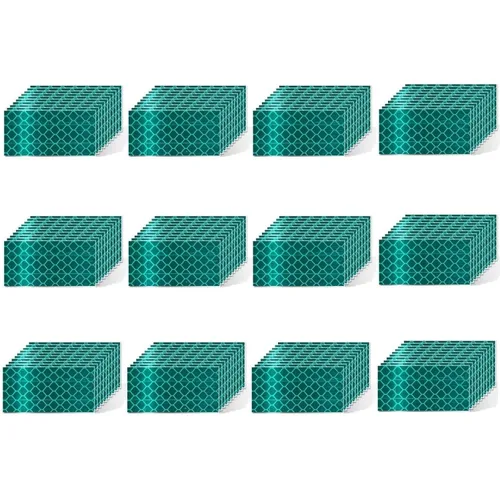 Miniatura 24 de Cinta reflectante blanca de 4 pulgadas, adhesivo de seguridad de advertencia impermeable para exteriores (10 pies)