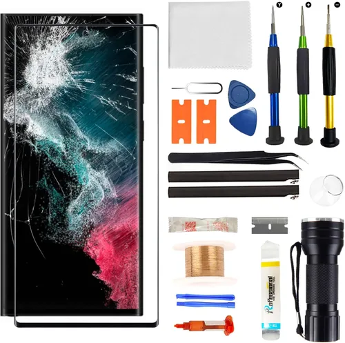 Miniatura 7 de Reemplazo de pantalla para Samsung Galaxy S22, pantalla de repuesto para Galaxy S22 Series 6.1 pulgadas, kit de repuesto de vidrio con herramientas