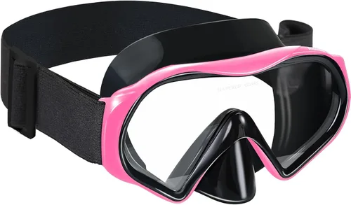 Miniatura 14 de Aegend Máscara de buceo para adultos y jóvenes, antivaho anti-UV, amplia visión, máscara de esnórquel para buceo, natación, esnórquel