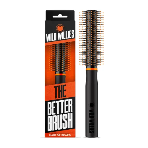 Miniatura 8 de Wild Willies Cepillo de Cerdas de Jabalí Natural para Cabello y Barba - Cepillo Multiusos de Cerdas de Jabalí para Peinar el Cabello Hacia Atrás