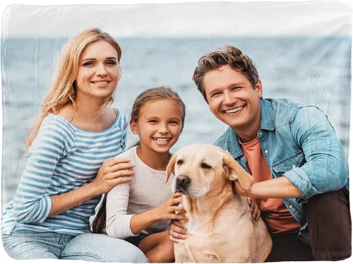 Miniatura 3 de Pure Country Weavers envía al día siguiente, manta súper suave de forro polar con foto personalizada - Imagen personalizable - Fabricada en Estados