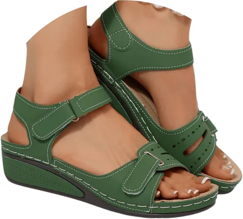 Miniatura 13 de Sandalias ortopédicas para mujer, con soporte para el arco, para caminar, cómodas sandalias ortopédicas de verano con correa trasera