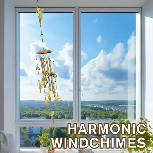 Miniatura 5 de Campanillas de viento únicas para exteriores – Campanillas de viento grandes de hadas para decoración al aire libre, hogar, césped, porche, patio