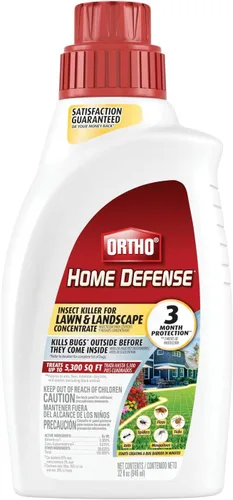 Ortho Home Defense - Insecticida para césped y paisaje concentrado - Trata hasta 5,300 pies cuadrados, para hormigas, garrapatas, mosquitos, pulgas