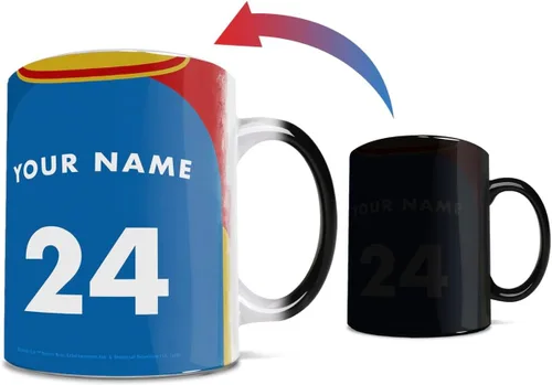 Miniatura 3 de Morphing Mugs Ted Lasso – AFC Richmond Jersey Design – Personalizar con nombre y número – Una taza de cerámica que cambia de color de 11 oz – Imagen