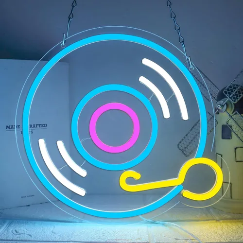 Miniatura 22 de Letreros de neón de música en vivo, luz de neón LED para decoración de pared, letrero iluminado para decoración de la cueva del hombre, cerveza