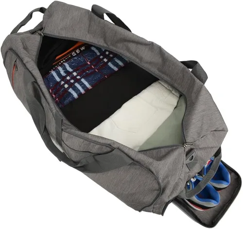 Miniatura 4 de Bolsa de lona grande para el fin de semana, bolsa de lona de embarque con bolsillo para zapatos, viajes, gimnasio, bolsa de mano de trabajo, 65