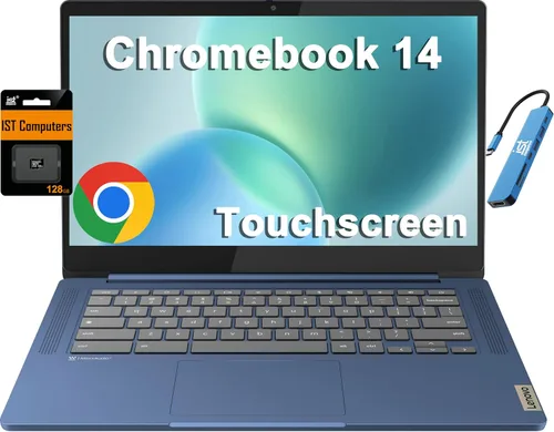 Miniatura 10 de Lenovo Chromebook 14 Laptop (pantalla táctil FHD de 14 pulgadas, procesador de 8 núcleos a 2.0 GHz, 4 GB de RAM, 128 GB