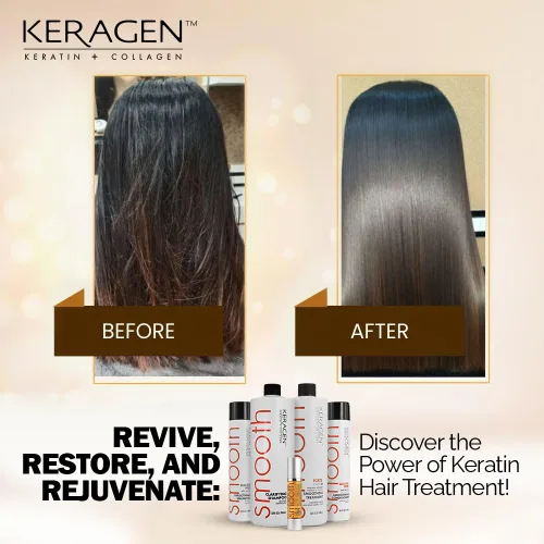 Miniatura 8 de Keragen Tratamiento capilar con queratina brasileña – Crema alisadora de cabello de primera calidad, productos para el cabello anti encrespamiento