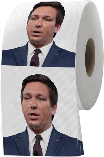 Miniatura 11 de Rollo de papel higiénico divertido de Joe Biden de Gagster - Broma política para bromas de elección de demócratas y republicanos, intercambio