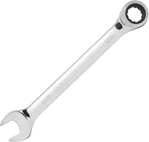 Miniatura 9 de Llave combinada de trinquete de 5/8 pulgadas SAE 72 dientes, caja de trinquete de 12 puntos, herramientas de llave de extremo abierto y extremo