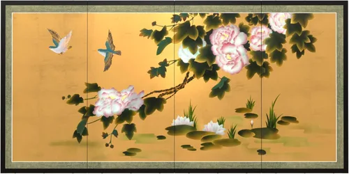 Miniatura 11 de Red Lantern Grúas de hoja de oro de 36" x 72