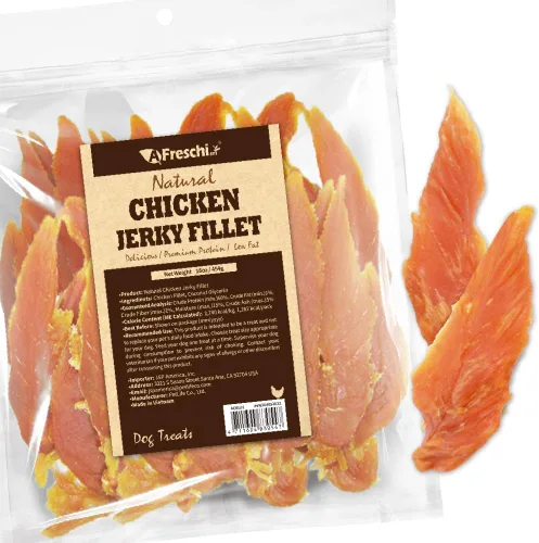 Miniatura 9 de A Freschi srl Cecina de pollo para perro, golosinas totalmente naturales para perros, alta en proteínas, saludable y fácil de digerible, masticables