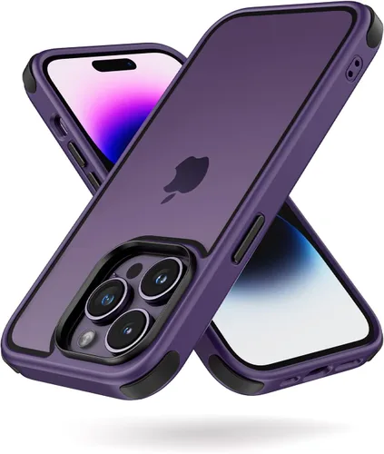 Miniatura 28 de Mobnano Funda transparente para iPhone 11, con protección multicolor a prueba de golpes, no amarillenta, anti arañazos, parte trasera
