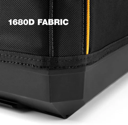 Miniatura 5 de TOUGHBUILT StackTech - Bolsa de herramientas de poliéster negro con cremallera de 11 pulgadas