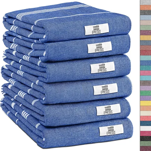 Miniatura 31 de EPHESUS TOWELS Toallas de Mano - Juego de 2 18" x 30" - Toalla de Mano Turca Decorativa para Baño, Cocina, Invitados, Cara, Cabello, Té, Paño