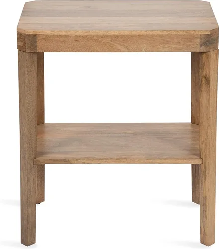 Miniatura 7 de Kate and Laurel Talcott Mid-Century - Mesa auxiliar rectangular de madera, 22 x 14 x 26 pulgadas, madera natural, mesa auxiliar decorativa