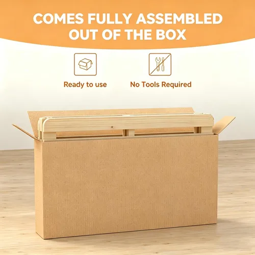 Miniatura 6 de LILYPELLE Floor Bed Frame, Foldable Tatami Bed Frame, Breathable Moisture-Proof Bed Plate, Japanese Floor Bed, Wood Slatted Floor Bed Frame for