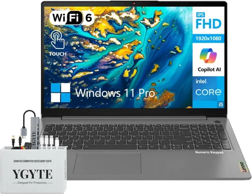 Miniatura 10 de Lenovo 2026 Ideapad 1i 15 Pulgadas Laptop con Pantalla Táctil, Laptop de 15.6" FHD IPS con Pantalla Táctil, Intel Core i5-1335U