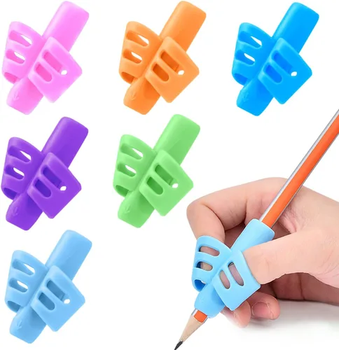 Miniatura 11 de JuneLsy - Empuñaduras de lápices para niños, escritura a mano, corrección de postura, entrenamiento de escritura para niños pequeños, preescolares