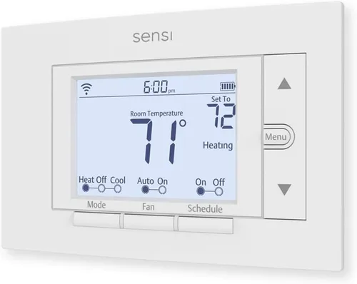 Miniatura 12 de Sensi - Termostato inteligente, 100 años de experiencia, Wi-Fi, privacidad de datos, programable, fácil de instalar, funciona con Alexa, certificado