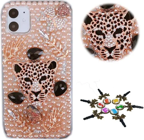 Miniatura 13 de Sparkle - Funda para teléfono compatible con Samsung Galaxy Z Flip 2 5G, elegante, hecha a mano en 3D, con diseño de diamantes de imitación