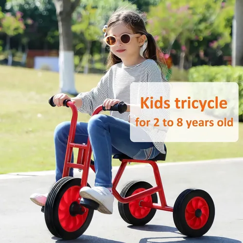 Miniatura 2 de Triciclo para niños pequeños de 3 a 6 años, bicicleta preescolar preescolar, patio de recreo, triciclo en tándem para niños, equipo de juego al aire