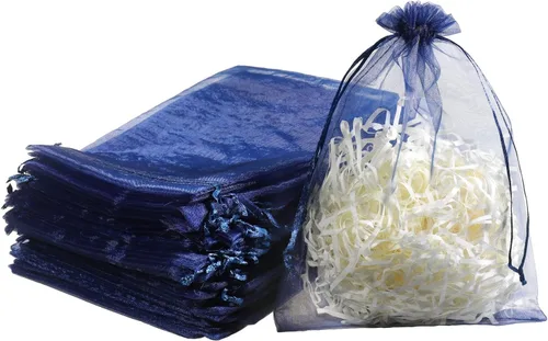 Miniatura 21 de SUNGULF 100 bolsas de organza con cordón de 6 x 9 pulgadas, 6.3 x 8.7 in, regalo fuerte, bolsa de dulces, joyería, fiesta, boda, recuerdo