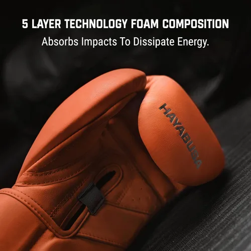 Miniatura 6 de Guantes de boxeo de cuero Hayabusa T3 Kanpeki para hombres y mujeres para entrenamiento, sparring, saco pesado y trabajo con manoplas