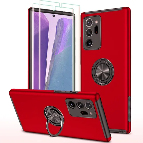 Miniatura 8 de Funda para Galaxy Note 20 Ultra, con protector de pantalla de TPU flexible autorreparable [2 unidades] y cubierta de cámara deslizante, soporte