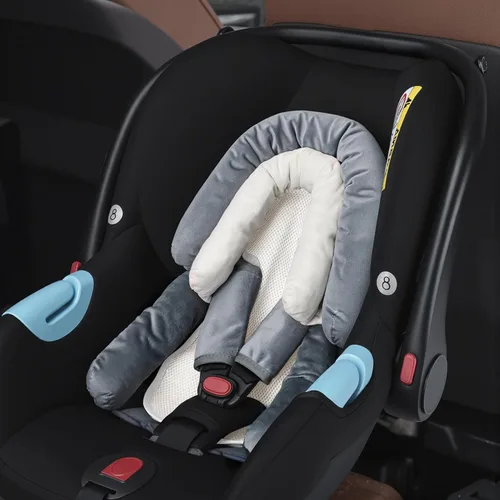 Miniatura 8 de COOLBEBE - Juego de soporte para el cuerpo del bebé mejorado 3 en 1 y fundas para las correas para recién nacidos, bebés y niños pequeños - Cojín