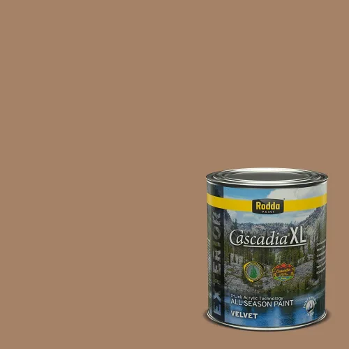 Miniatura 164 de Rodda Paint CASCADIA XL Pintura e imprimación satinada para exteriores en uno, cuarto de galón, azul playa norte