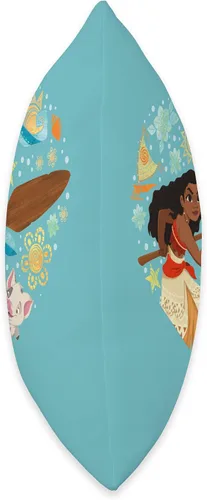 Miniatura 2 de Disney Princess Moana HEI Pua Collage - Almohada de corazón, 16 x 16 pulgadas, multicolor